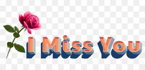 I Miss You 3d Png Photos