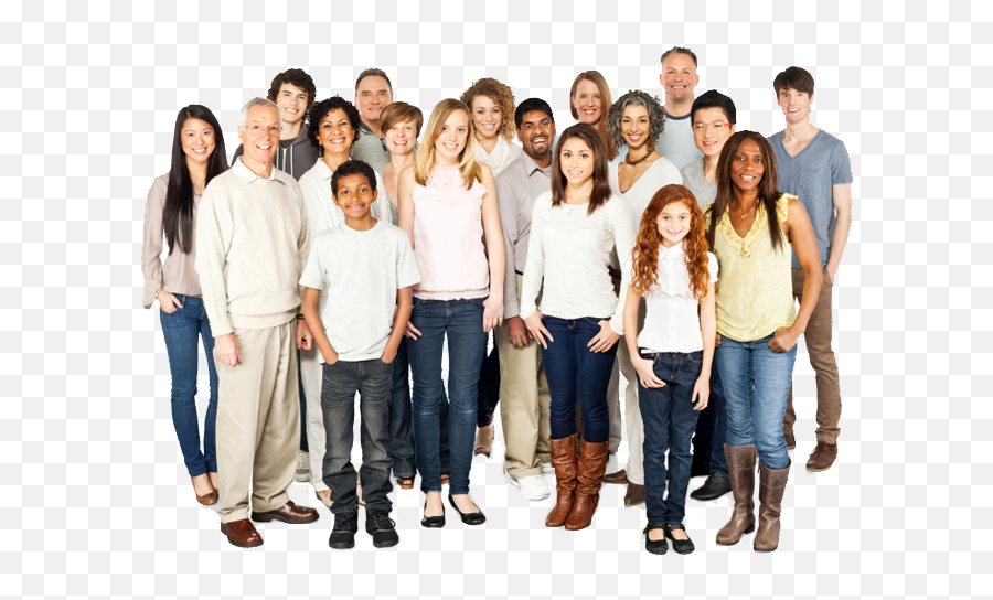 Diverse Group Of People Png Download - Group Regular People,Group Of ...