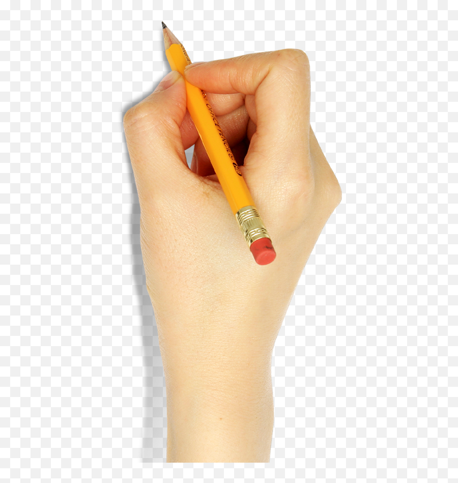 Hand Holding A Pencil Png Download - Hand Writing Png,Handwriting Png