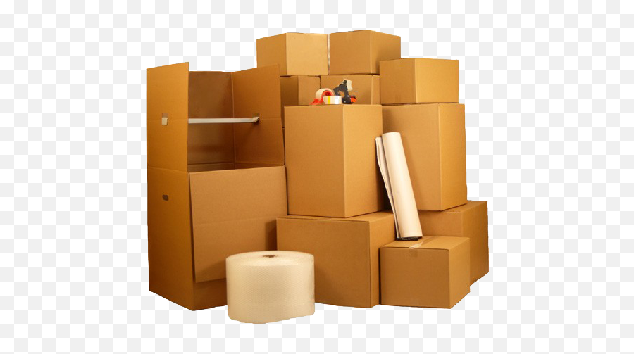 Transparent Background Moving Boxes Png
