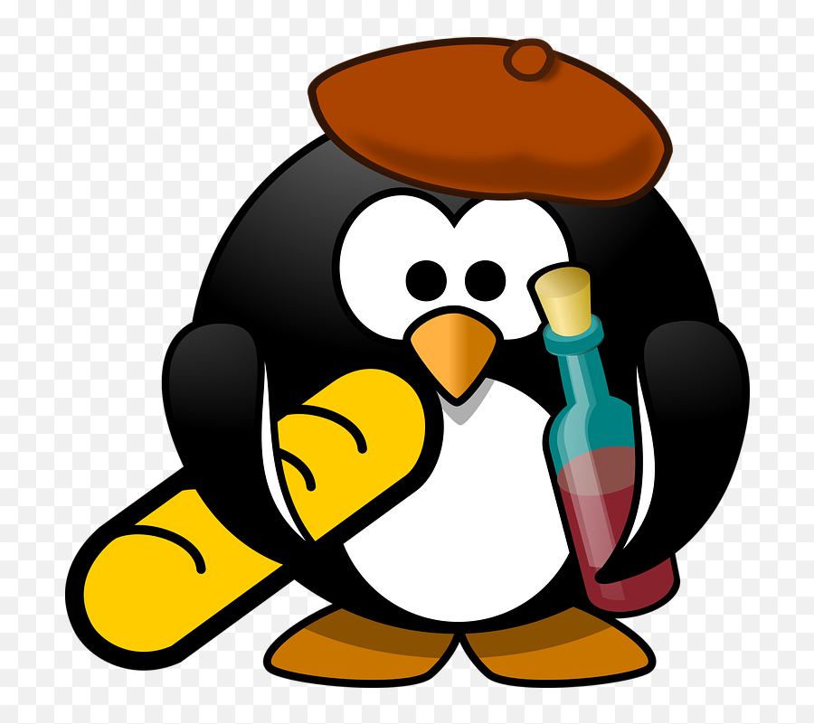 Happy Penguin Cliparts 19 Buy Clip Art - Cartoon Penguin French Penguin Png,Penguin Png