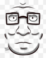 Hank Hill Drawing Cartoon - hill png download 997802 Face Transparent Background Anime