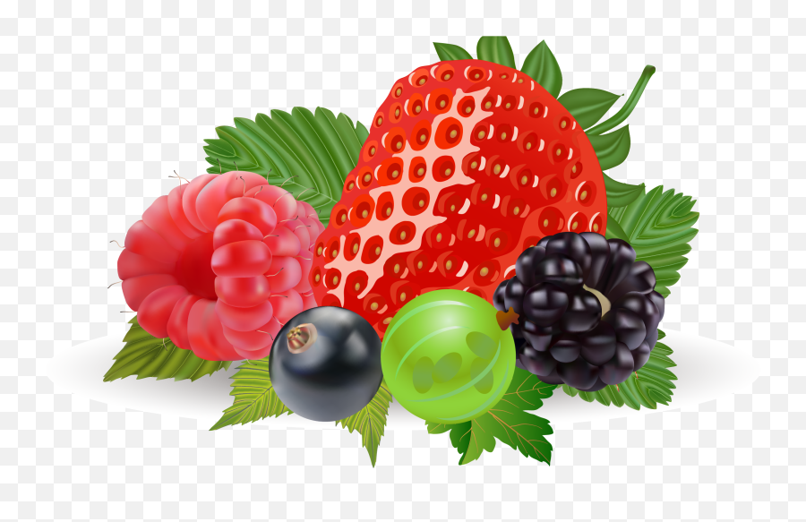 Strawberry Clipart Png - Summer Berries Clip Art,Strawberry Clipart Png