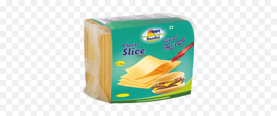 Nandini Cheese Slice Plain - 200g Grocezy Nandini Cheese Slice Price Png,Cheese Slice Png