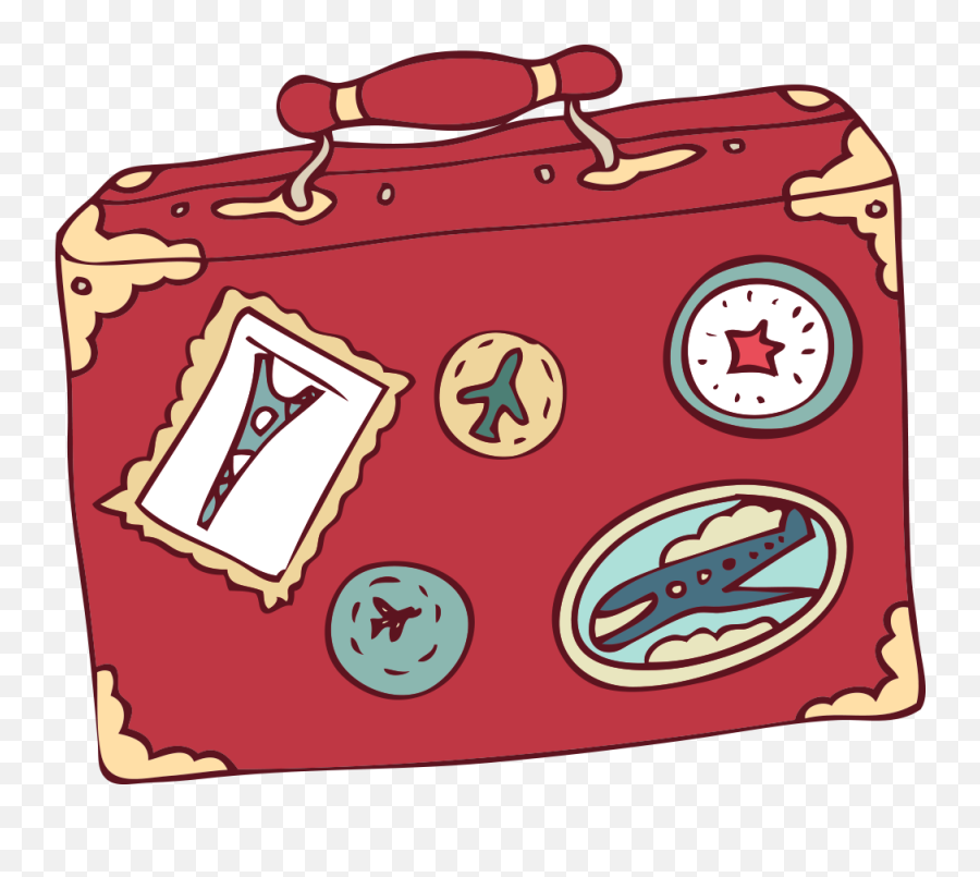 Download Travel Animation Cartoon Suitcase Free Png - Travel Suitcase Cartoon Png,Travel Clipart Png
