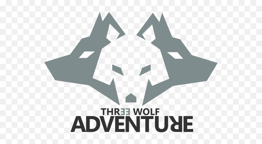 Logo Design For Three Wolf Adventure - Design Black Wolf Logo Png,Wolf Logos