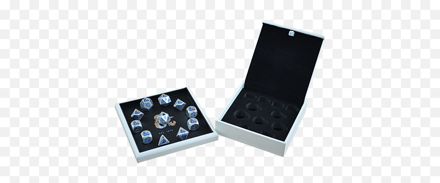 Anniversary Sapphire Dice - Sapphire Anniversary Dice Set Png,Dnd Dice Png
