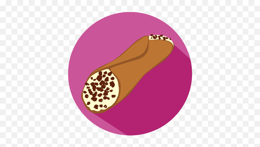 Cannoli Vector Transparent Png Image - Desenho Cannoli,Cannoli Png