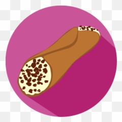 Cannoli Vector Transparent Png Image - Desenho Cannoli,Cannoli Png