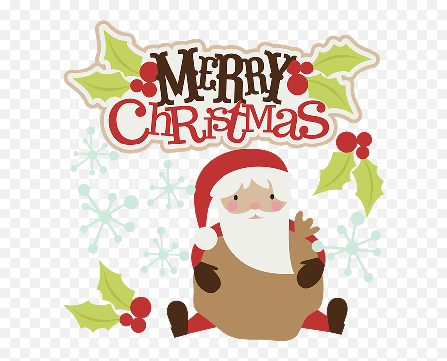 Merry - Christmassvgchristmasclipartsantasvgsanta Cute Clipart Cute Merry Christmas Greetings Png,Santa Clipart Png