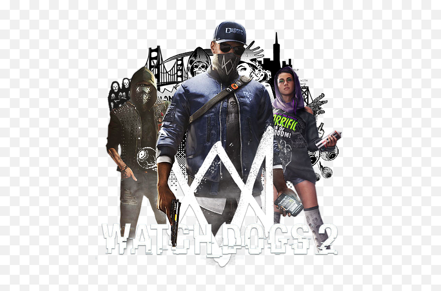 Watch Dogs 2 Png 3 Image - Retro Watch Dogs 2,Watch Dogs 2 Png