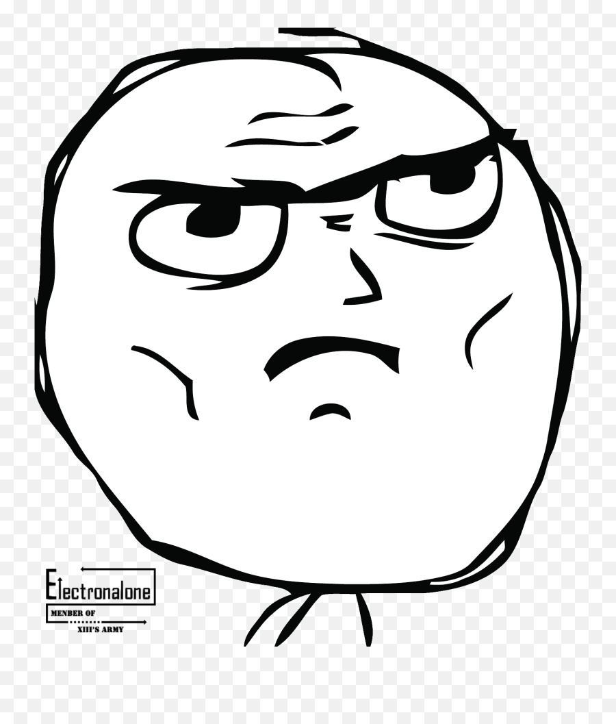 Problem troll face meme transparent background PNG clipart