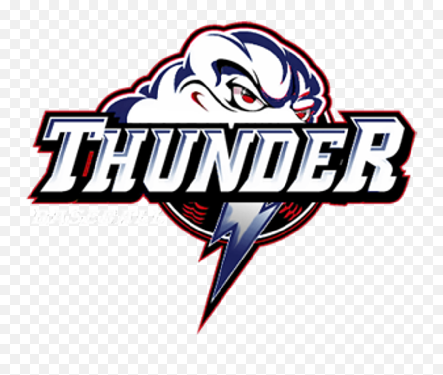 Download Thunder Logo Png - Thunder Baseball Team Logo,Baseball Logo Png