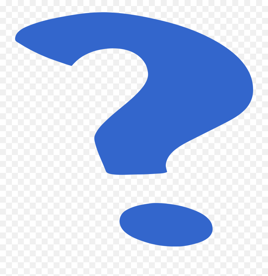 Blue Question Mark - Blue Question Mark Clipart Png,Question Mark Transparent