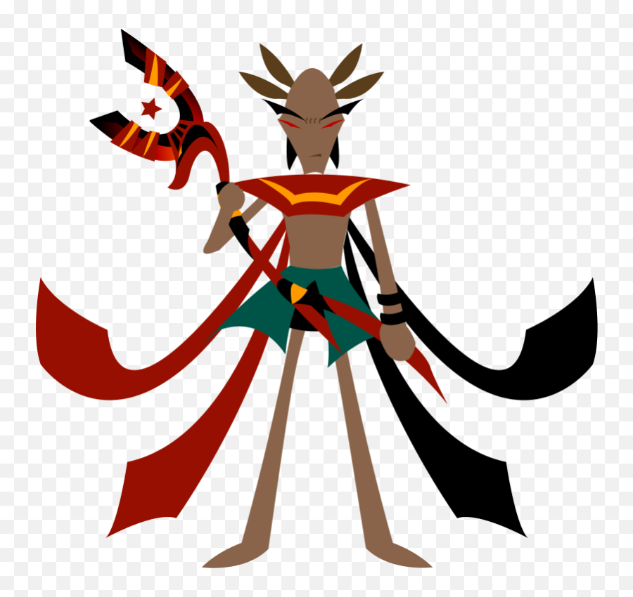 Mage With Anubis Staff Clip Art Download - Ancient Egypt Medicine Man Png,Anubis Png