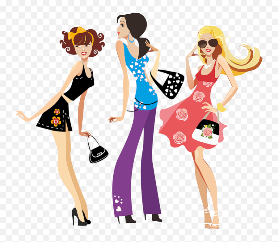 Png Eps Jpeg - Women Fashion Vector Clipart Full Size Fashion Women Vector,Female Model Png