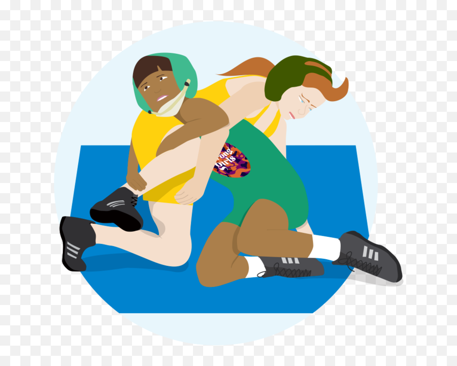 Intro - Uc U2014 Strong Girls Illustration Png,Wrestling Png