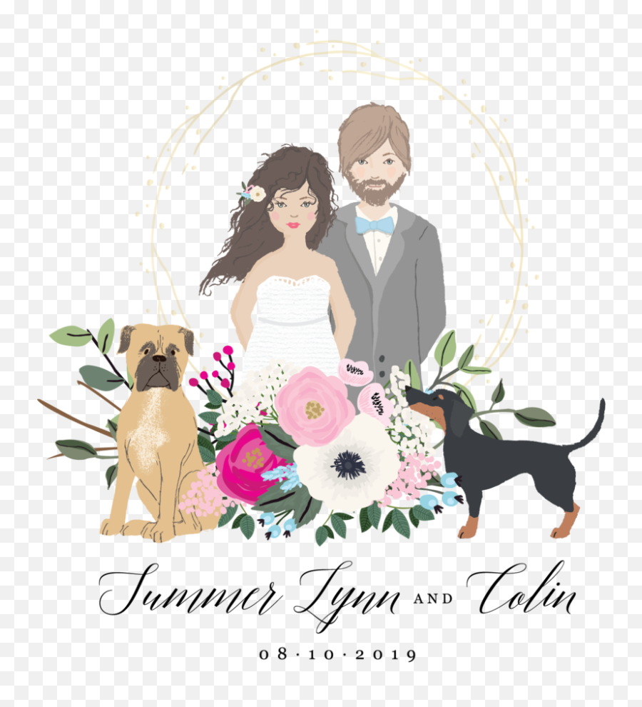 A Wedding Story - Coonhound Png,Wedding Logo