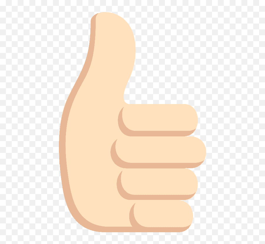Thumbs Up Emoji Clipart - Thumb Signal Png,Emoji Thumbs Up Png