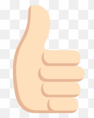 Thumbs Up Emoji Clipart - Signal png