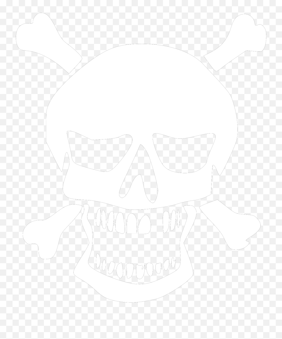 White Skull Clip Art - Francois L Olonnais Flag Png,White Skull Png