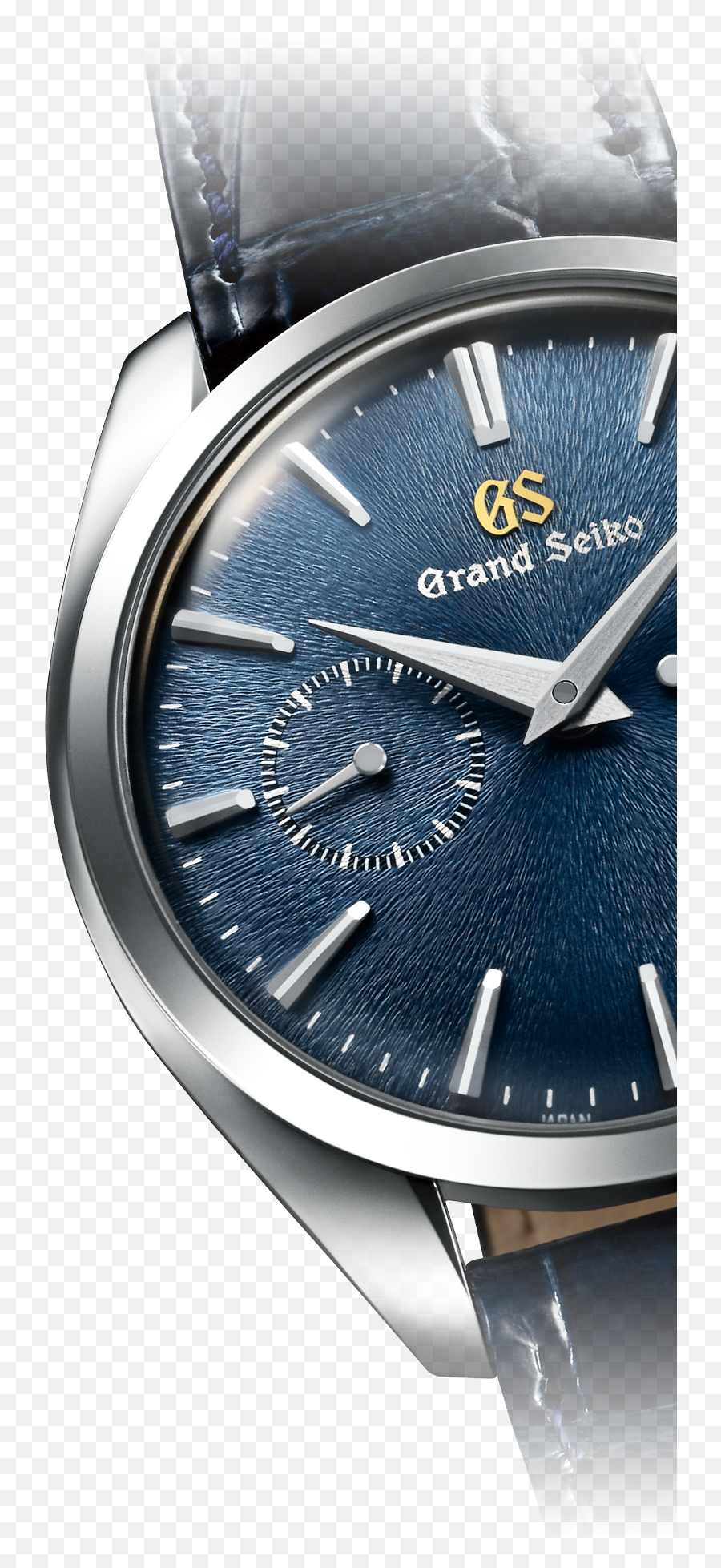 The Minute And Power Reserve Indicator - Grand Seiko Power Reserve Blue Png,Watch Hands Png