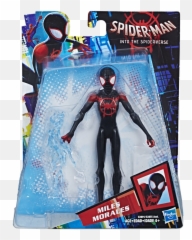 Spiderverse Figure Miles Morales - Spiderman Into The Spider Verse Action Figure Png,Miles Morales Png