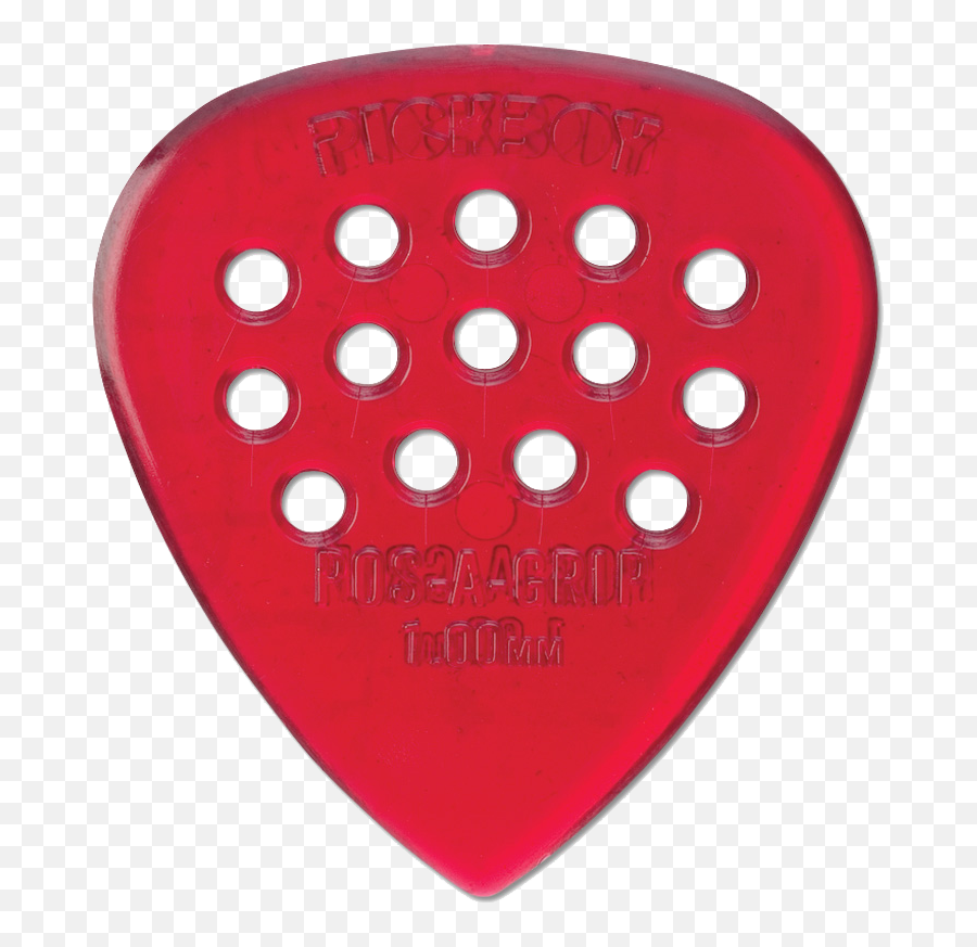 Heavy Red Polycarb Pos A Grip Guitar Pick - Guitar Pick Png,Guitar Pick Png