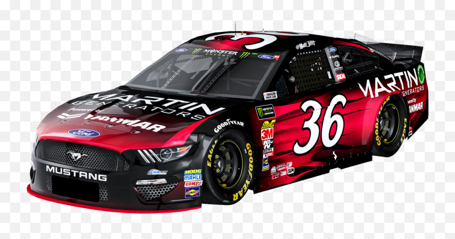 Yanmar America And Martin Generators Power Front Row - Nascar 2019 Paint Schemes Matt Tifft Png,Nascar Png