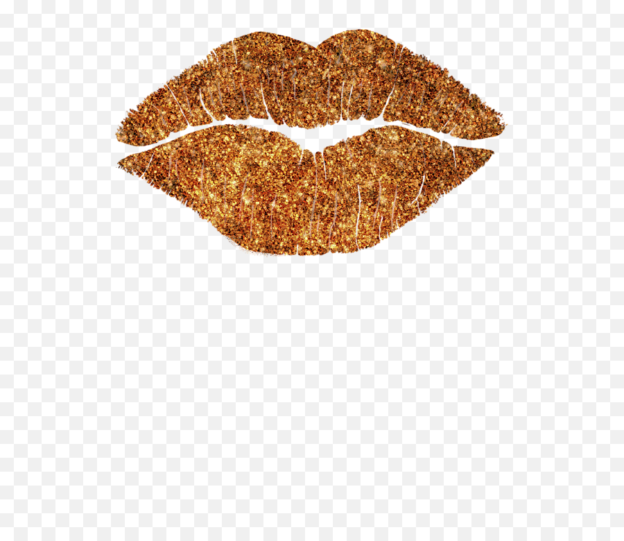 Rose Gold Texture Kiss Lipstick - Transparent Background Red Glitter Png,Gold Texture Png