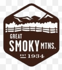 Great Smokey Mountains National Park Stamp Transparent Png - Smoky Transparent Background