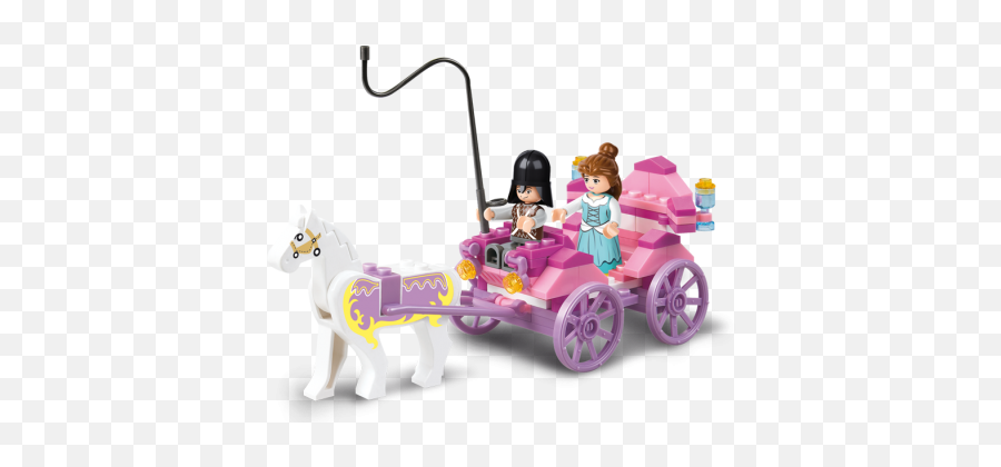 Download Sluban Princess Carriage M38 - B0239 Sluban Lego Lego Princess Carriage Instructions Png,Cinderella Carriage Png