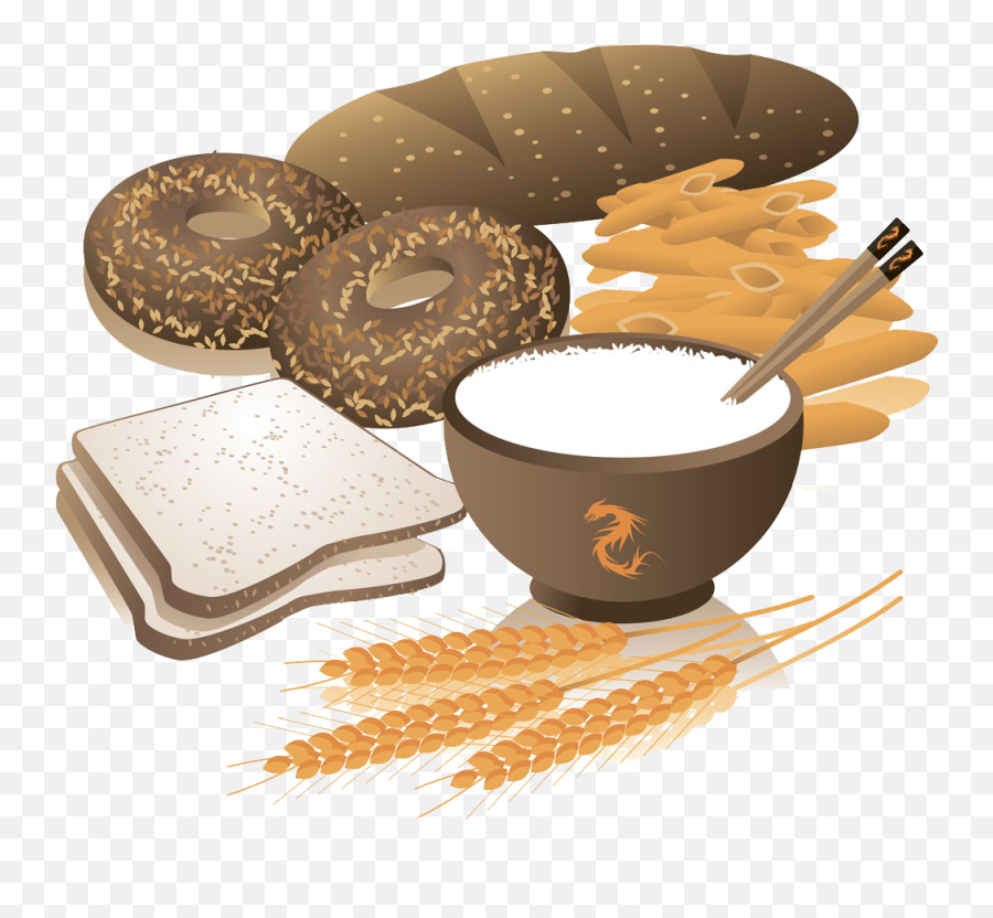 Healthy Cereal Bread Png All - Bread And Cereals Clipart,Cereal Bowl Png