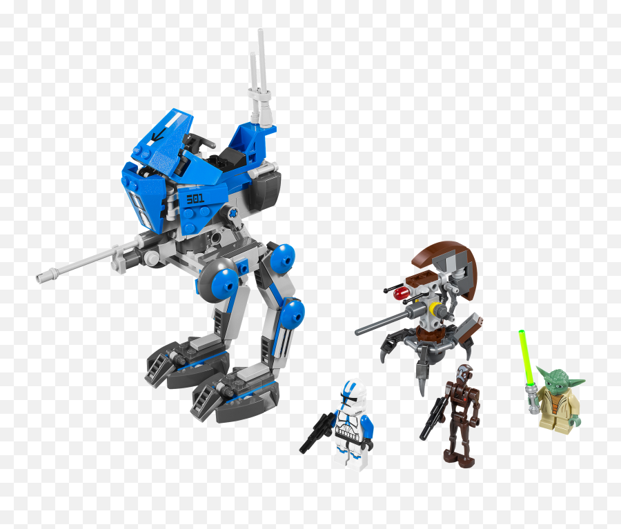 75002 - Rt The Atrt Painted In The Blue 501st Legion Lego Star Wars 501st At Rt Png,501st Logo
