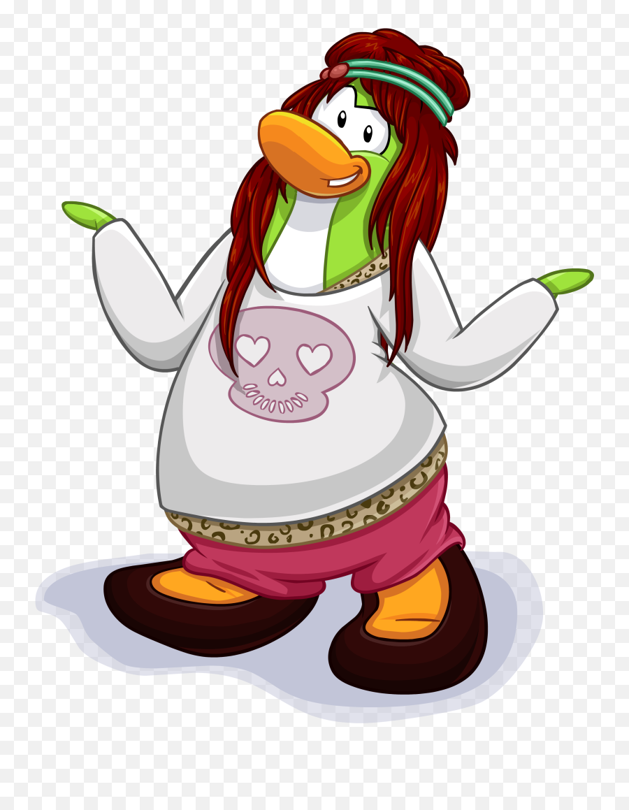 New Art Style - Club Penguin Girls Png Clipart Full Size Transparent Club Penguin Girl Png,Club Penguin Transparent