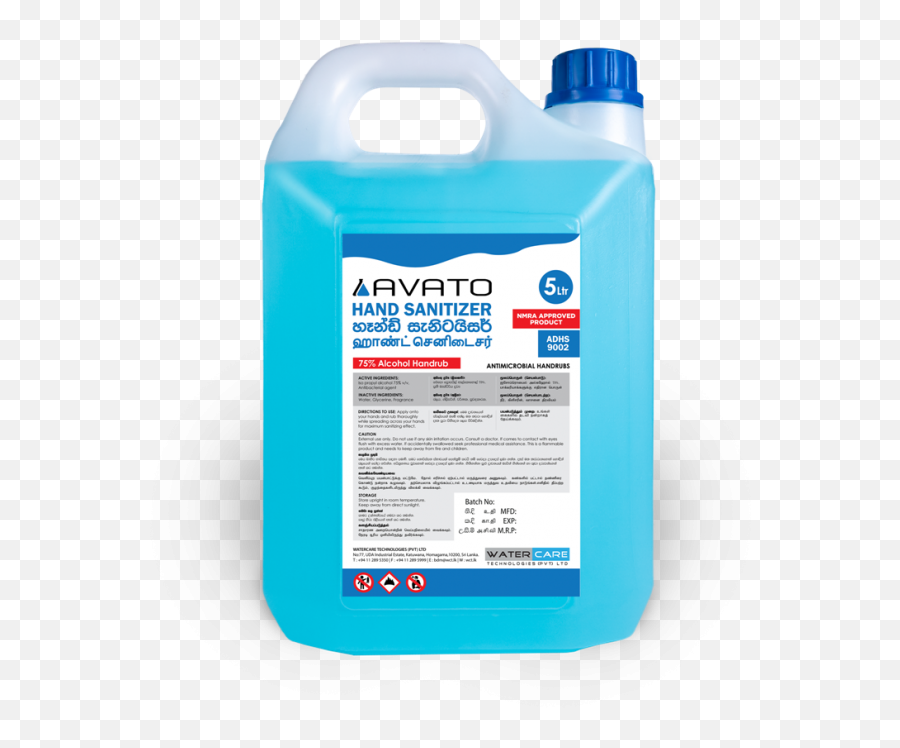 Avato Hand Sanitizer 5l - Hand Sanitizer 5l Sri Lanka Png,Hand Sanitizer Png