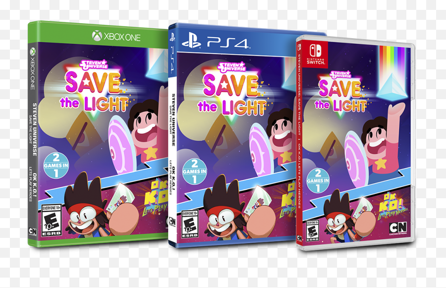 Steven Universe Save The Light U0026 Ok Ko Letu0027s Play Heroes - Steven Universe And Ok Ko Game Png,Steven Universe Logo Png