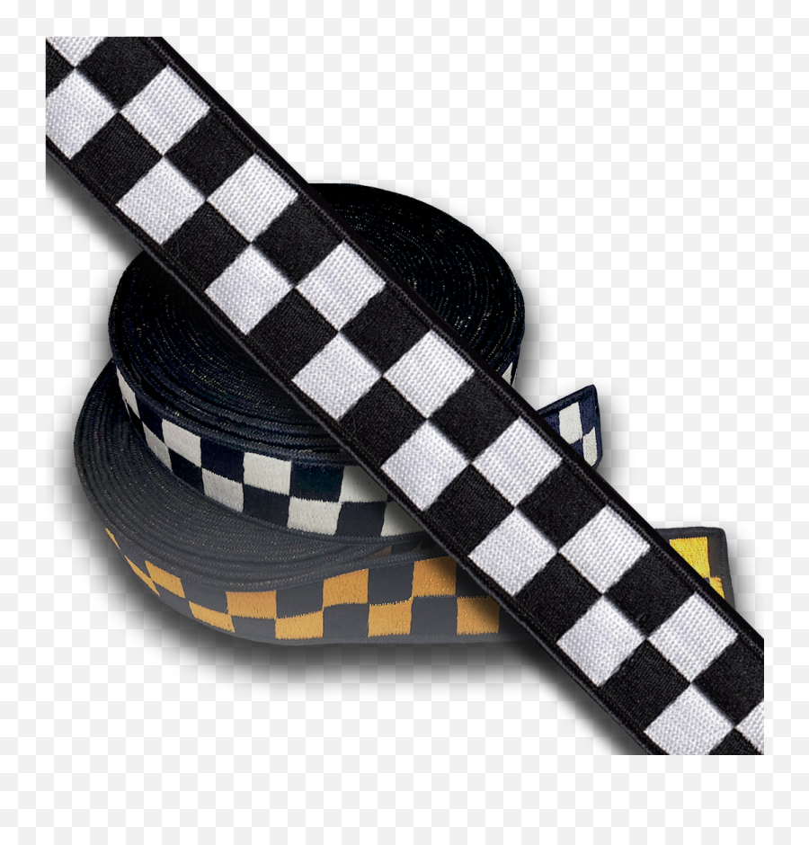 Chicago Police Checker Sillitoe Tartan Hatband Material Black U0026 White Size 15 - 482d Fighter Wing Logo Png,Checker Pattern Png