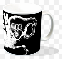 Judge Death Lives - Mug Titan Merchandise Serveware Png,Judge Dredd Logo