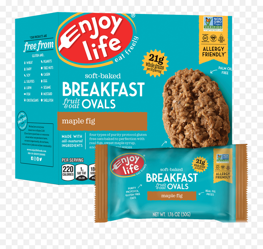 Breakfast Ovals - Enjoy Life Breakfast Ovals Berry Png,Fig Png