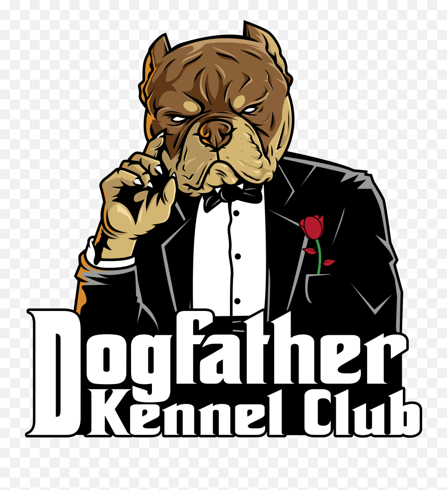 Dogfather Kennel Club - American Bully Kennel Logo Png,American Bully Logo