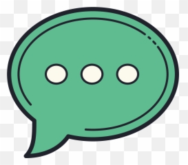 Speech Bubble Icon - Oval Clipart Full Size Dot png