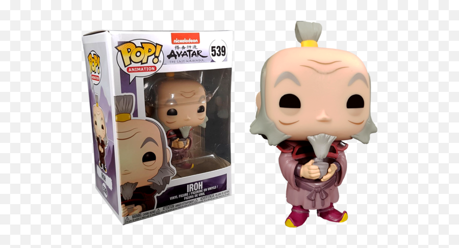 Funko Pop Avatar The Last Airbender - Iroh 539 Funko Pop Avatar Last Airbender Png,Aang Png