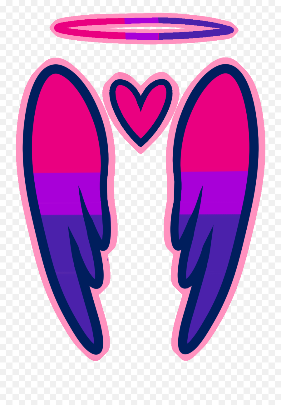 Bi Pride Flag Bisexual Banner Gay - Bisexual Angel Wings Png,Bi Pride Icon