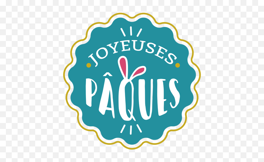 Joyeuses Paques Bunny Ears Lettering - Transparent Png U0026 Svg Illustration,Bunny Ears Transparent