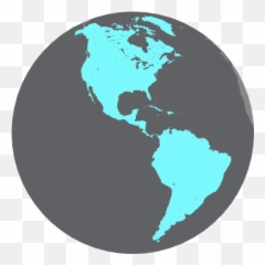 Astronomy Education Around The World - Earth Silhouette png