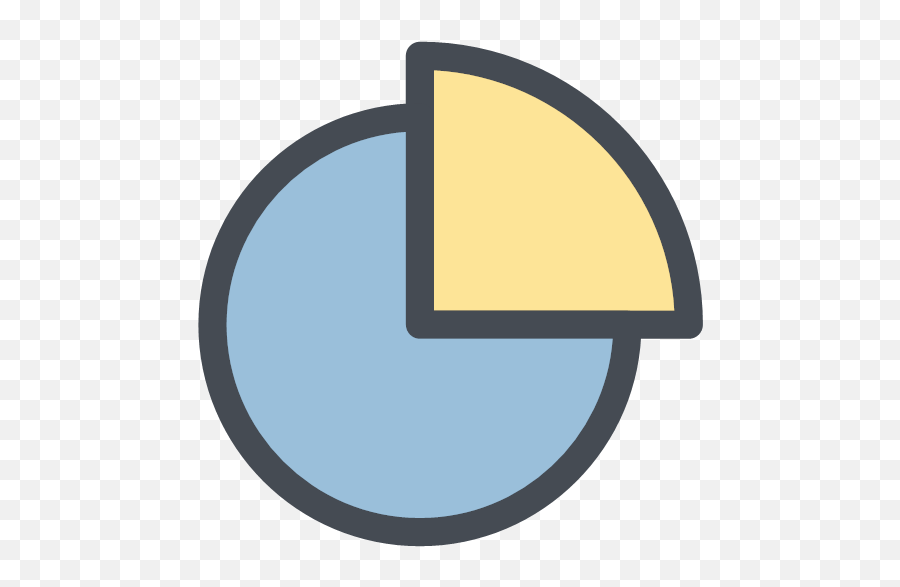 Graph Office Overview Part Pie Chart Portion Icon - General Png,Pie Chart Icon Png