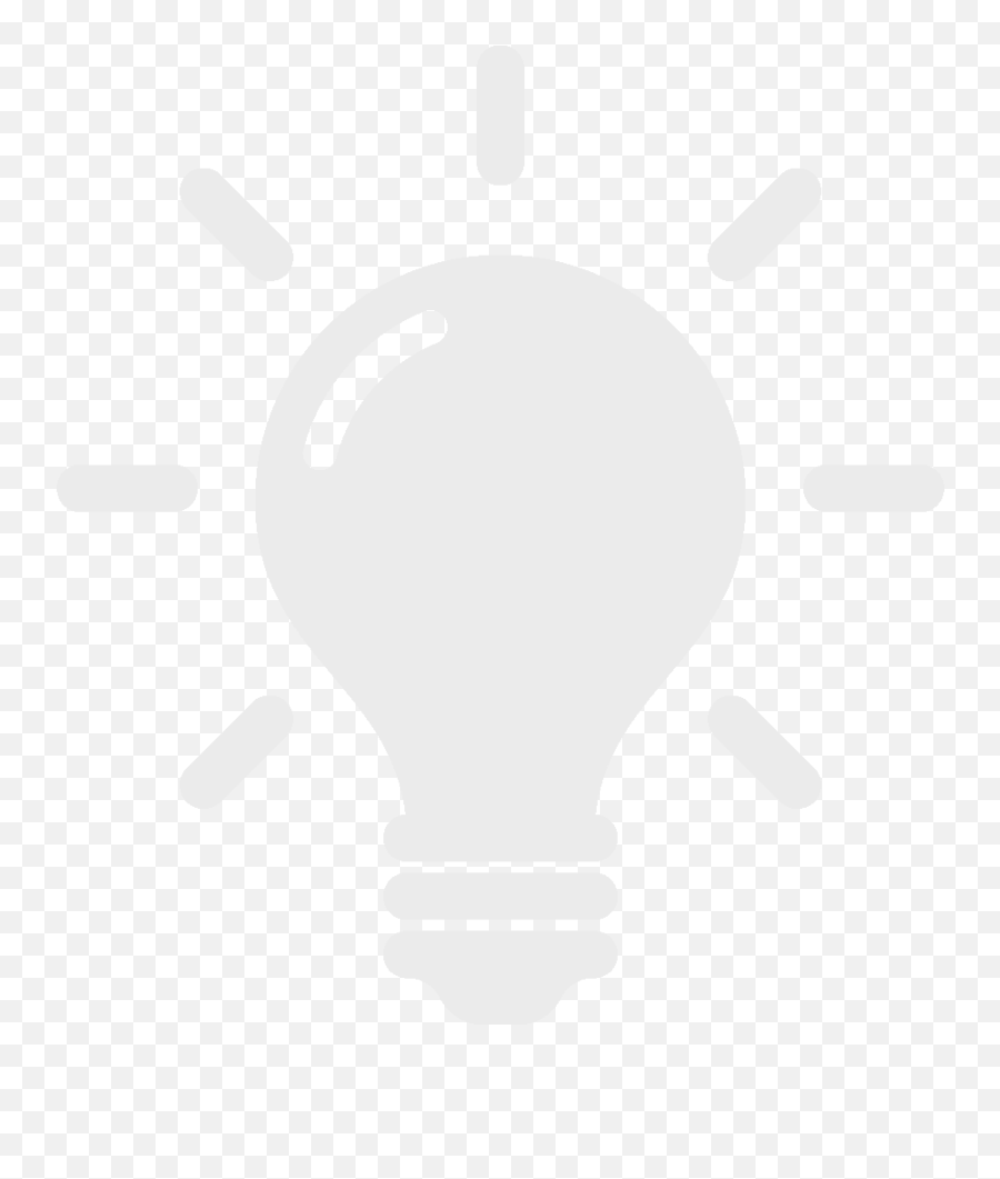 Yellow Light Bulb Idea Icon Symbol Transparent Background - Idea White Icon Png,Idea Icon