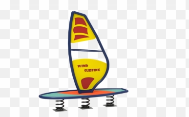 Ups - 4028 Wind Surfing Spring Surfboard Clipart Full Size Windsurfing Png,Surfboard Png