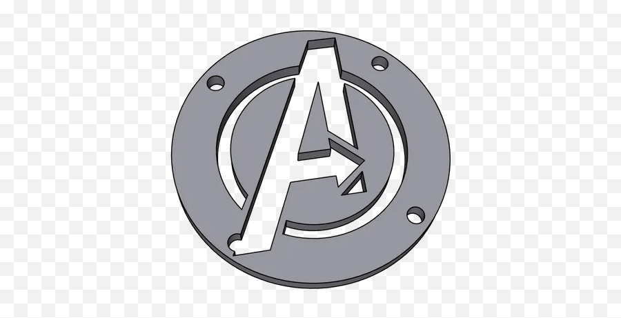 Avengers Button By Nortmannc Download Free Stl Model - Language Png,Avengers Icon